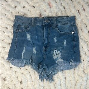 Kendall + Kylie jean shorts